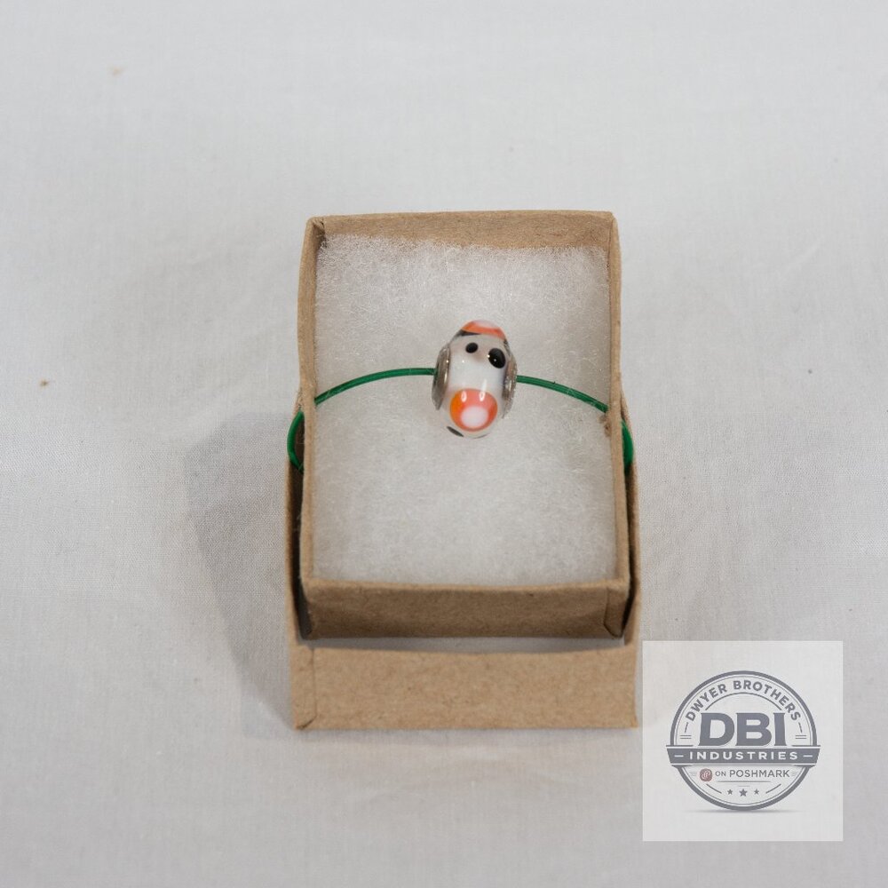 Pandora Star Wars BB-8 Murano Glass Charm Sterling Silver 925 ALE